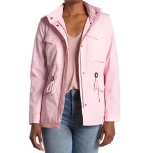 Levi's Women's Military‎ Jacket Cotton 4-Pockets Lined Pink Size XS